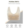 thumbnail image 3 of 3pcs/Set Women Sexy Genie Bra with Pads Seamless Push up Bra Plus Size XXXXL Underwear Wireless Bra Black/White/Nude, 3 of 5