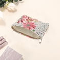 thumbnail image 3 of Unique Bargains 1 Pc Portable Galsang Flower Makeup Bag Polyester Beige Medium, 3 of 5