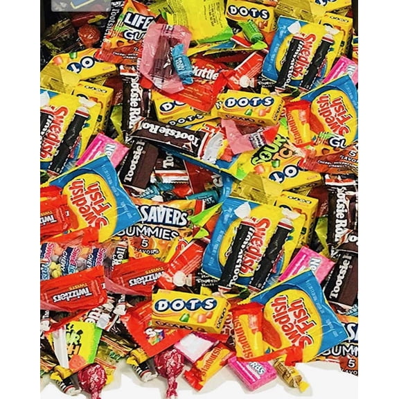 Assorted Classic Candy - Huge PARTY MIX Bulk BOX! 11 Lbs / 176 Ounce Include Haribo, Skittles, Sour Patch, Tootsie, Over 42 Pieces