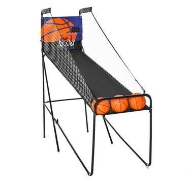 Spaco Basketball Hoop Arcade Game, Portable Basketball Score Board, Basketball Hoop Arcade Game with Electronic Score Board for 1 to 2 Players, Black