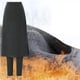 thumbnail image 4 of Pantalones tipo falda con leggings gruesos y afelpados para mujer: ropa informal cálida para el invierno, tallas L-XXXXL con detalles de cintura/cadera/longitud; lavables a mano y a máquina, 4 of 4