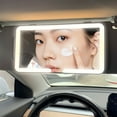 thumbnail image 2 of Car Interior Accessories LED Car Sun Visor Vanity with 3 Light Modes 60 LEDs Rechargeable Dimmable Control Makeup for All Vehicles, 2 of 9