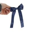 thumbnail image 5 of Unique Bargains 1 Pc Fashion Bow Ribbon French Barrette Hair Clips Hairdo Clip Navy Blue, 5 of 5