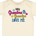 thumbnail image 4 of Inktastic My Grandma and Grandpa Love Me with Hearts Boys or Girls Baby Bodysuit, 4 of 5
