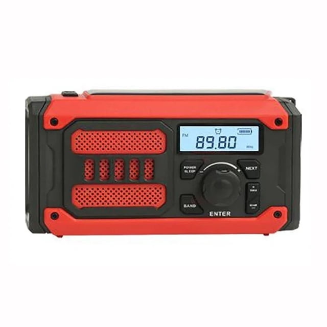 Multifunction Radio Hand Crank Solar USB FM/ AM/ WB Weather Radios Emergency Flashlight Power Bank ,Handy Bright