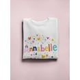 thumbnail image 3 of Colorful Name "anabelle". Sweatshirt Women -Image by Shutterstock, Female Medium, 3 of 4