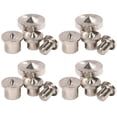 thumbnail image 1 of 16 Pcs Centres de Tige en Métal pour Outils de Menuiserie et de Meubles, 1 of 8