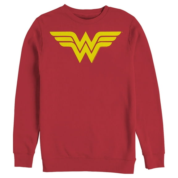 Men's Justice League Classic Logo  Sweatshirt Red Medium