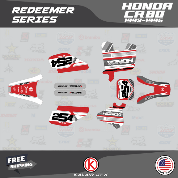 Kalair GFX Graphics Kit for Honda CR80 (1993-1995) Redeemer Series