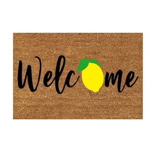 Non-slip Fruit Lemon Pattern Doormat For Indoor Entrance And Kitchen/bathroom  - Dirt Resistant And Soft On Feet - Temu