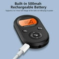thumbnail image 3 of AM FM Portable Radio,Personal Pocket Radio Rechargeable with Best Reception,Long Battery Life,Stereo Earphone,Small Digital Transistor Radios for Hiking,Walking,Jogging, 3 of 8
