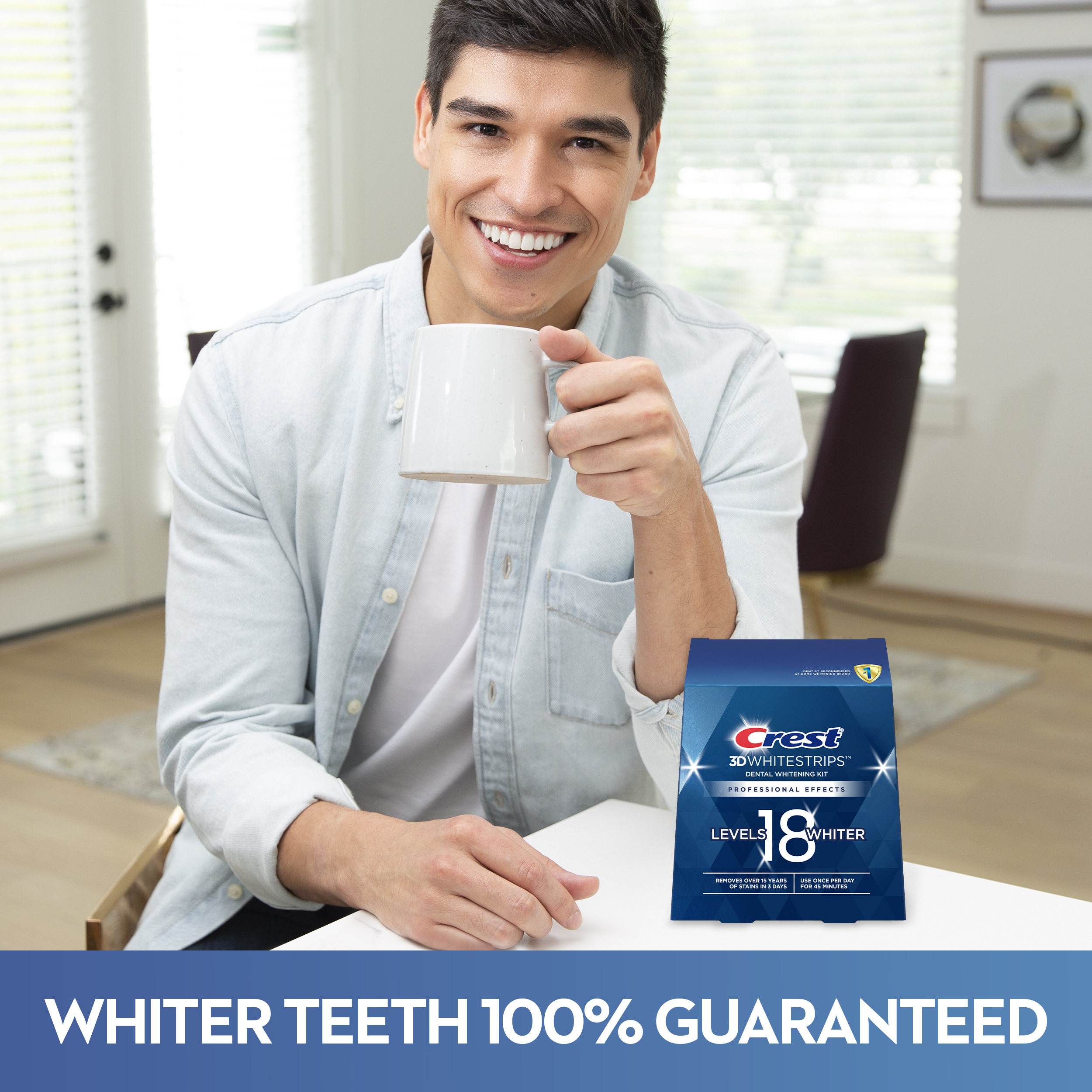 Crest 3D Whitestrips Professional Effects Teeth Whitening Strips Kit, 20 Treatments - image 2 of 6