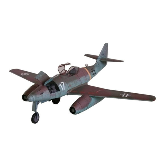 Memorially Puzzle Aircraft Model Toys,1/33 Me-262 Fighter for Kids Toys