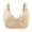 Beige, variant on Gyexs Women Fashion Casual Breathable Top Bra Underwear Adjustable Support Wirefree Comfort Womens Bras, Light Pink, Size 40