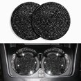 thumbnail image 2 of Bling Car Cup Holder Coaster, 2 Pack Universal Anti-Slip Shockproof Vehicle, 2 of 6