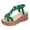 Green, variant on Platform Open Toe Sandals for Women High Top Casual Wedge Slip on Dress Sandal Hollow Out Work Travel Slide Shoes Green Size 6