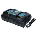 thumbnail image 5 of 18V Dual Port Lithium Battery Charger Fast Charger Replacement for DC18RD Li Ion Battery 100-240VUS Plug 110?220V, 5 of 5