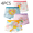 Combination C, variant on Cotton Underwear for Girls Kids Soft Breathable Boxer Briefs Cute Pattern Daily Panties 4PCS