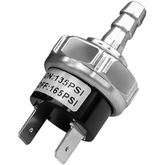 Air Compressor Pressure Switch Fit for Husky C331H 30 Gallon Compressors 135PSI ON / 165PSI Off 120V$$Tools & Hardware Other