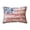 Lace and Blue Flower, variant on Win s Way July 4th American Floral Flag Throw Pillow Lace Decorative Pillow 15"x9" Independence Day Patriotic Cushion Decor Gift for Adults