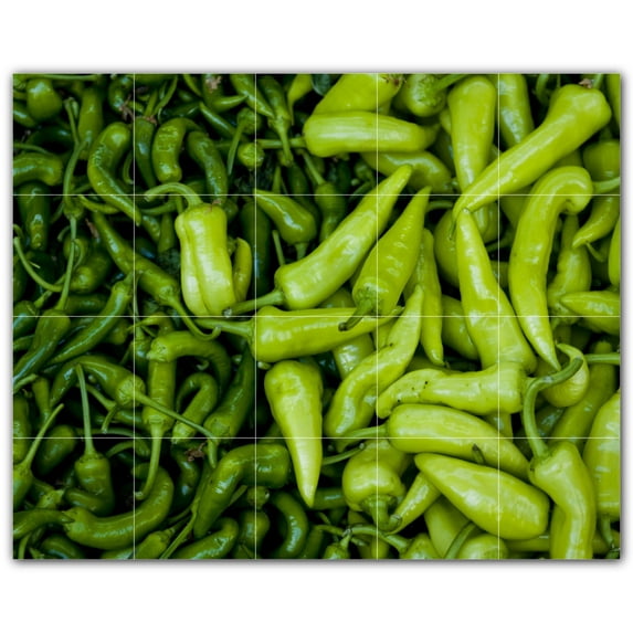 Picture-Tiles.com: Fruit Ceramic Tile Wall Mural WAL500695-54L. 40"W x 32"H using (20) 8" x 8" Ceramic Tiles-Satin Finish