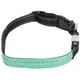 thumbnail image 4 of Collar tallado ajustable para mascotas con LED recargable por USB, iluminación para perros, collar de seguridad nocturna, cuero verde L, 4 of 5
