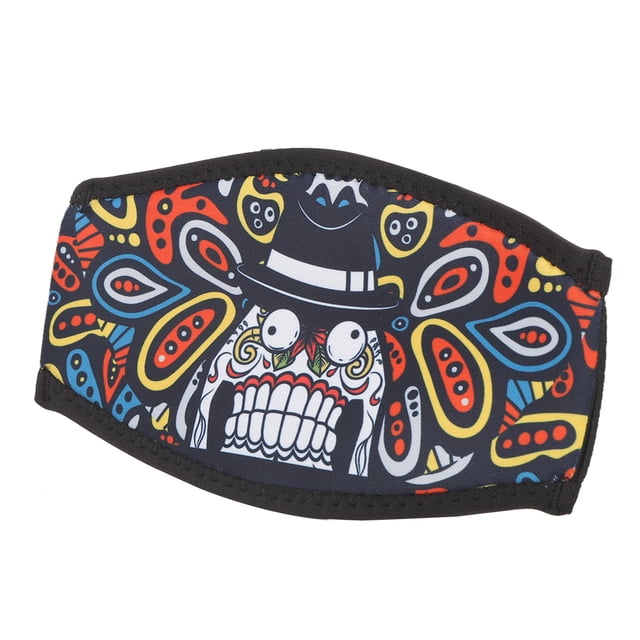 Diving Head Strap, Aviod Hair Blocking Diving Head Strap Floating Comfortable For Swimming Cartoon Printing - Funny Teeth