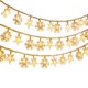 thumbnail image 2 of Descuento Inmediato, Luces de estrellas de nieve navideñas Cadena de luces Accesorios decorativos Adornos para árboles de Navidad Luces colgantes para acampar Akmoler, 2 of 6