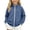 Blue, variant on Kezqiaxn Teen Boy Clothes Fall Fashion Stand Collar Long Sleeve Zip Up Sweatshirts with Pockets Boys Jacket Size 5-16