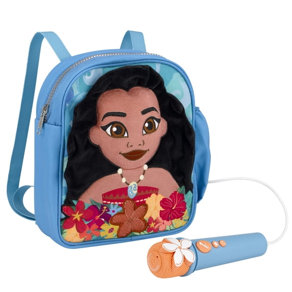 Disney Moana Bluetooth Sing Along Boombox with Karaoke Microphone and Lights