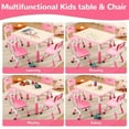 thumbnail image 7 of Height Adjustable Kids Table and 4 Chairs Set - Easy to Clean Multi-Activity Furniture for Ages 2-10 with Non-Slip Design, 7 of 7