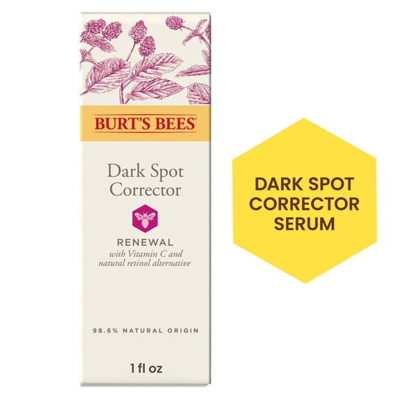 Burt's Bees Renewal Dark Spot Corrector with Vitamin C and Natural Retinol Alternative, 1 fl oz