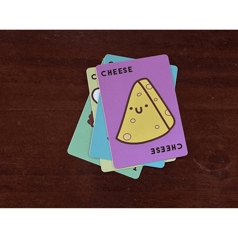 Dolphin Hat Games Taco Cat Goat Cheese Pizza – Fast-Paced Card Game for Kids, Teens & Adults | 2-8 Players | Ages 8+