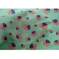 thumbnail image 4 of oneOone Cotton Silk Fabric USA Flag Circles Country Flag Print Fabric by Yard 42 Inch Wide, 4 of 4