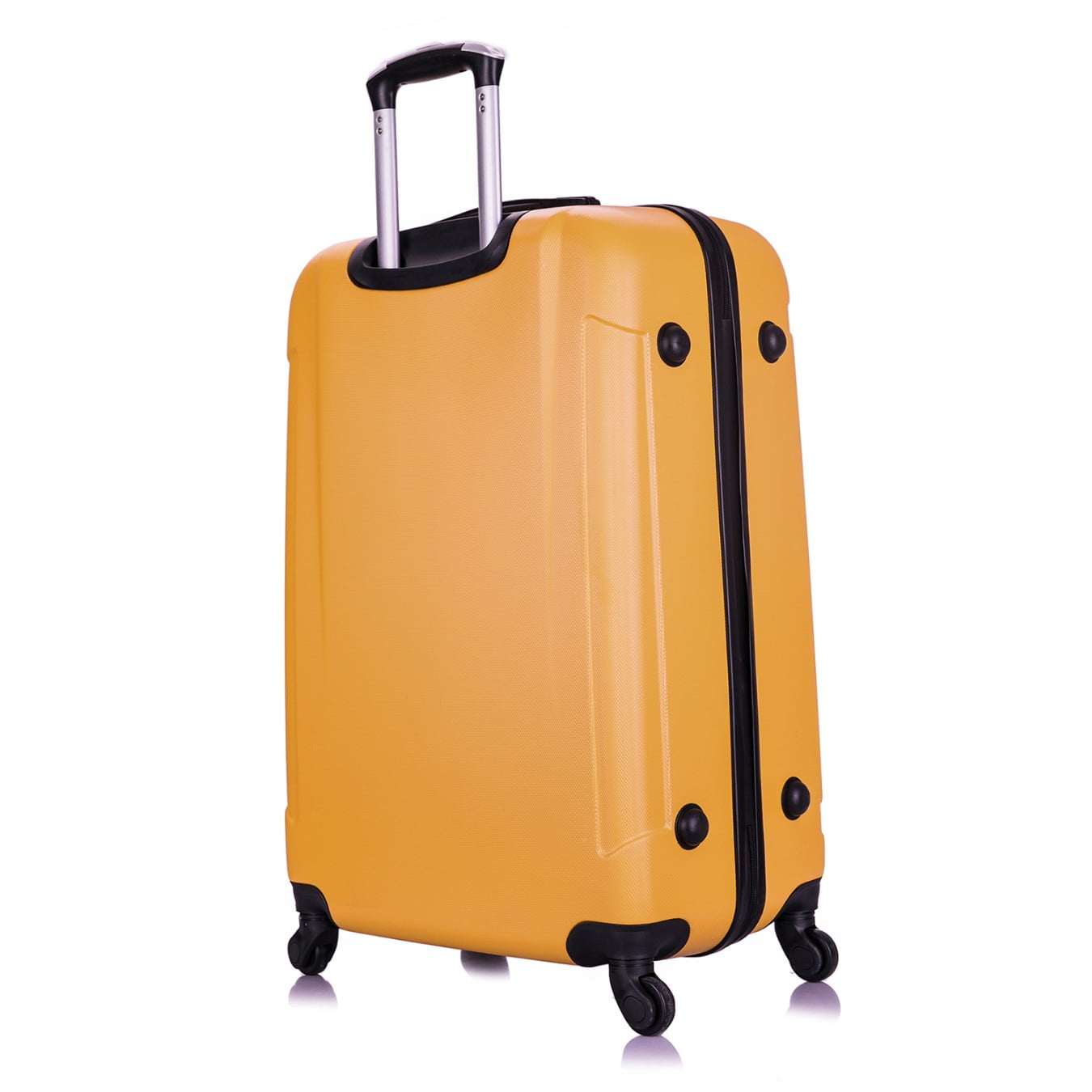 InUSA Pilot 28" Hardside Lightweight Luggage with Spinner Wheels, Handle, and Trolley, Mustard