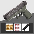 thumbnail image 2 of Shell-ejecting Glock Soft Bullet Gun Automatic Burst Toy Gun Empty Warehouse Hanging Machine Toy Pistol, 2 of 2