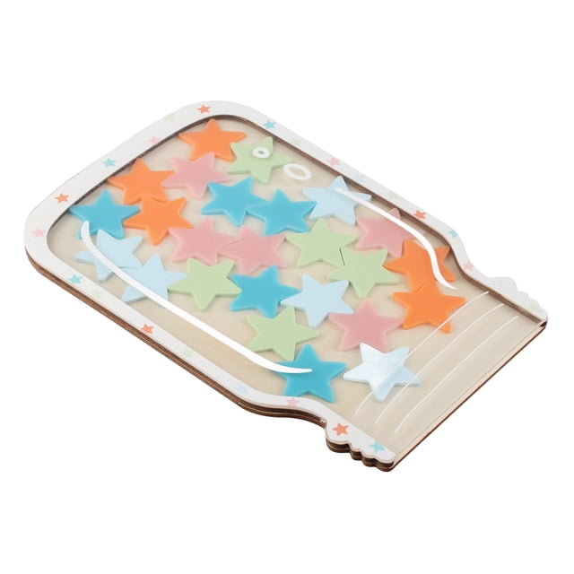 Bocal de Récompense Étoile pour Enfants, Bocaux de Récompense pour la Classe, Entraînement de Routine Coloré pour l'École pour les Parents