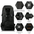 thumbnail image 5 of 65L Camping Hiking Backpack Water Resistant Large Outdoor Travel Backpack for Men & Women, Black, 006, 5 of 10