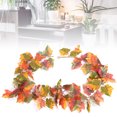 thumbnail image 4 of Fall Floral Stems, Hanging Vine Garland Fall Decorations Maple Leaf Vine Fall Home Decor For Christmas, 4 of 7