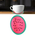 thumbnail image 2 of Set de Table, Porte-Gobelet en Silicone Forme de Fruit Tapis de Boisson Fiable et Durable, 2 of 14