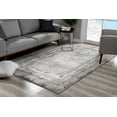 thumbnail image 1 of eRug Outlet Mirage Collection Modern Abstract Area Rug (4x6 feet) - 3'9" x 5'6", Cream Grey, 1 of 6
