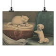 thumbnail image 2 of Print: Good Little Fido And Naughty Kittie, 1852, 2 of 4
