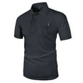 thumbnail image 4 of Xdzjlr Chemise Homme Manches Courtes Imprimée Usage Quotidien Chemises Décontractées,L, 4 of 5