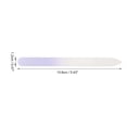 thumbnail image 2 of Unique Bargains Glass Double-sided Nail File Manicure Tool 4 Pcs Light Purple, 2 of 6