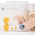 thumbnail image 6 of 6 Pairs Baby Non Slip Socks Toddler Socks With Grips Ankle for Infants Kids Little Girls Boys, 6 of 9