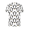 thumbnail image 3 of Rocae Lovely Penguin for Breathable Men's Baseball T-Shirt Fashionable Casual Baseball Jersey, Moisture-wicking Sportswear Large, 3 of 9