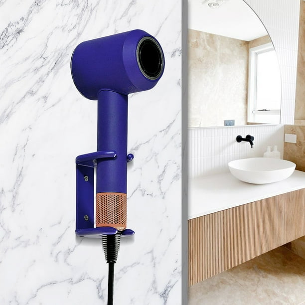 Soporte Secador Pelo Cunas Soplador Solterista Metal Montado en La Pared Instalación Fácil para Hair Simpeder HD08 HD15 HD16 HD18