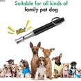 thumbnail image 3 of MUMQAQ 2 Pack Dog Whistle to Stop Barking Professional Adjustable Ultrasonic Dog Training Whistle, 3 of 8