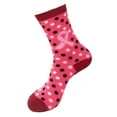 thumbnail image 6 of Urban-Peaock Women's Pink Ribbon Breast Cancer Awareness Crew Socks - 3 Pair Package - Sock Size 9-11, Shoe Size 4-10 (Pinks & Red), 6 of 8
