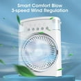 thumbnail image 3 of Portable Desktop Humidifier Air Conditioner Fan Household Small Air Cooler Fan Air Adj y3297, 3 of 6
